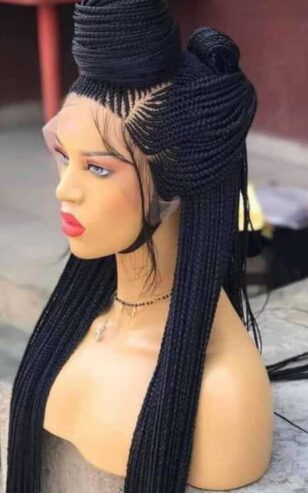 Ghana weaving and braids available for delivery