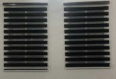 Day and night window blinds