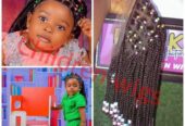 Children Beaded Braid Wigs