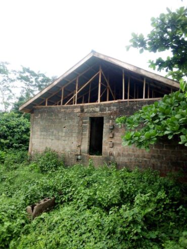 Uncompleted Building For Sale At Ago Iwoye, Very Close to Mi