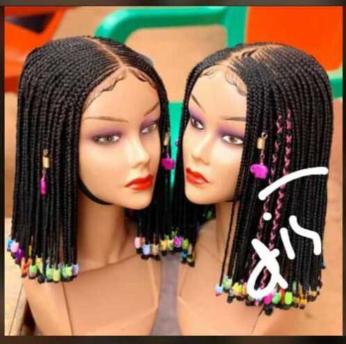 Children Beaded Braid Wigs