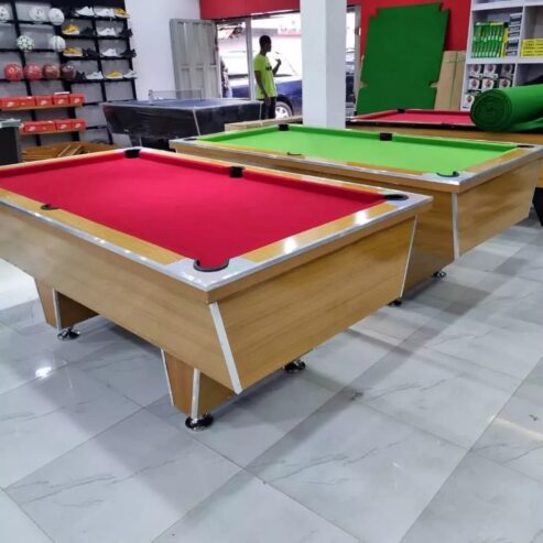 Locally made snooker board