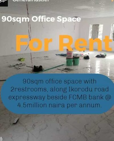 90sqm Office space for rent