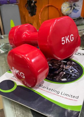 A pair of 5kg dumbbell