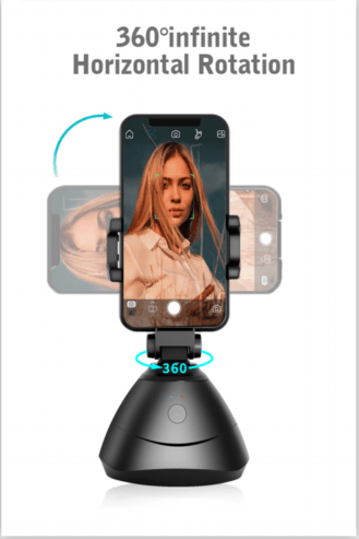 Smart 360° Auto Face And Object Tracking Phone Holder Stand