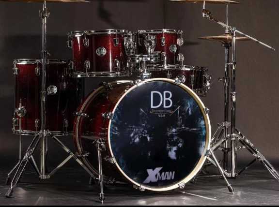 DB drummer boss USA professional stereo drum set