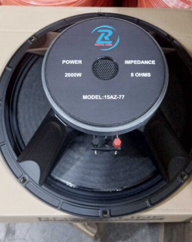 15″ royal Link speakers big magnet