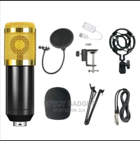 Full kits condenser microphone with sound card