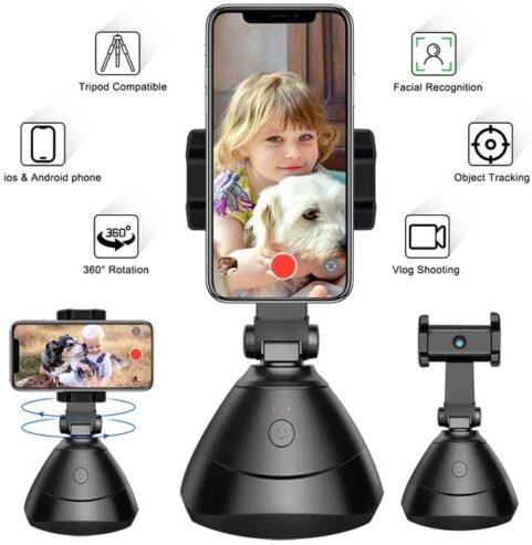 Smart 360° Auto Face And Object Tracking Phone Holder Stand