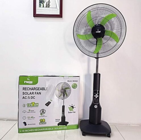 Rechargeabl𝐞 Solar Fan