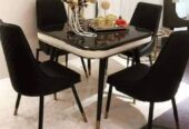 Marble Dining table with 6 Chairs