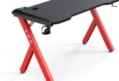 Gaming table with light