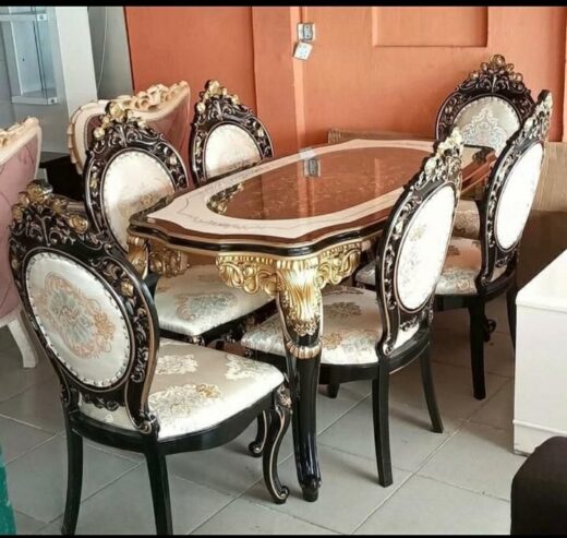 Royal Gaming table with 6 Chairs