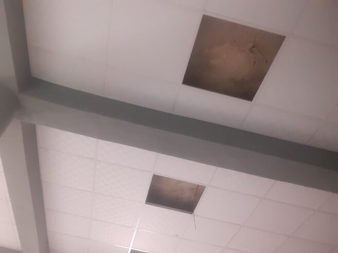 Laminated guysum suspended ceiling