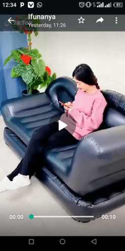 Inflatable chair