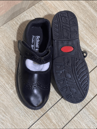 Black back to school shoe