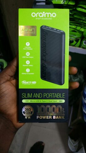 Oraimo Power bank 10000mah