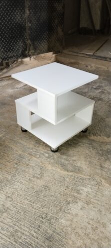 Side stool made with high density fiberboard