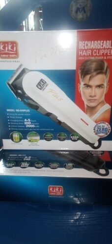 Rechargeable clippers