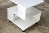 Side stool made with high density fiberboard