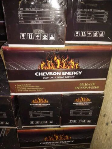 Chevron dry cell battery 200ah