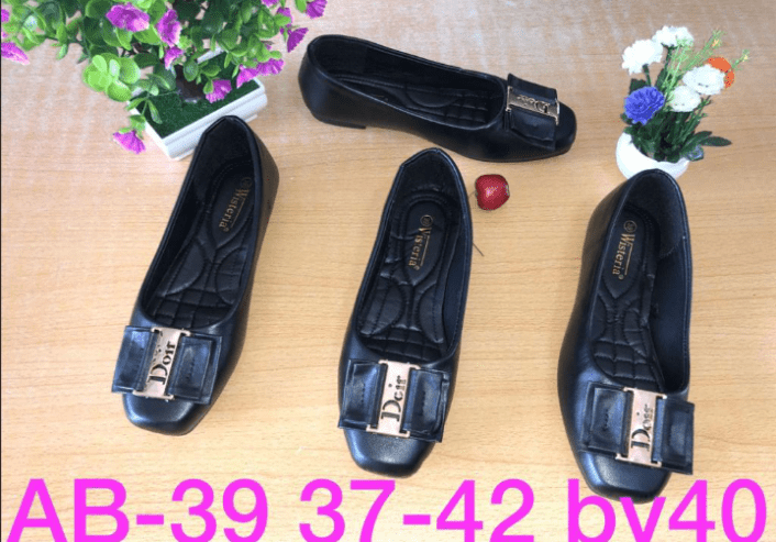 Black loafers