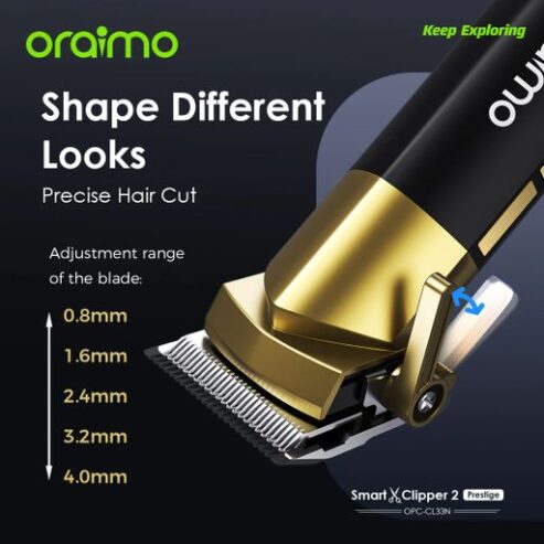 Oraimo SmartClipper 2 Prestige Self-sharpening Blades Cordle