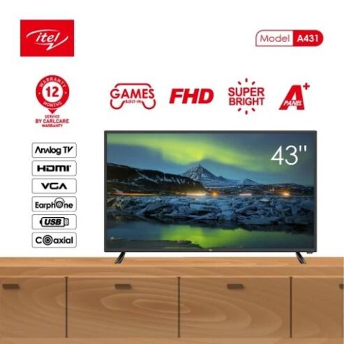 Itel 43 INCHES SATELLITE TV – S4310AE