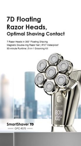 Oraimo SmartShaver 7D IPX7 Waterproof Shaver