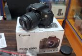 Canon 600D with 18-55mm lens with all the association