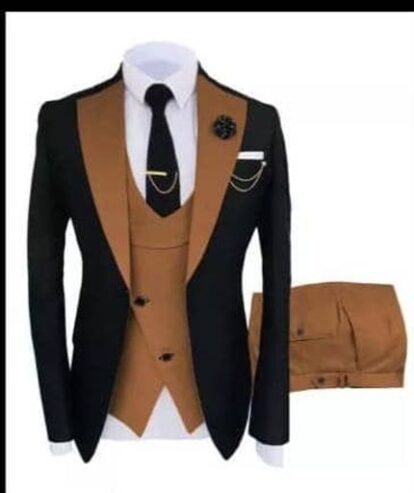 Men’s Suits 3 Pieces Tailored Collar Slim Fit