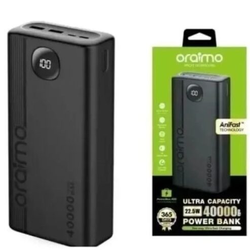 Oraimo Powerbank -p400q – 40000mAh