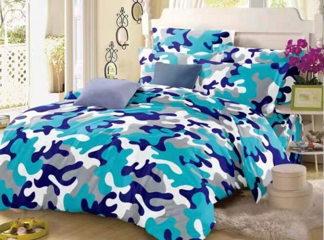 Multi Pattern Bed Sheets With Pillowcases