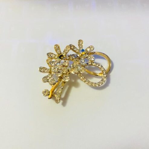 Flower Bow Brooch