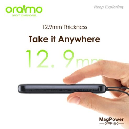 Oraimo MagPower 5000mAh Magnetic Wireless Power Bank