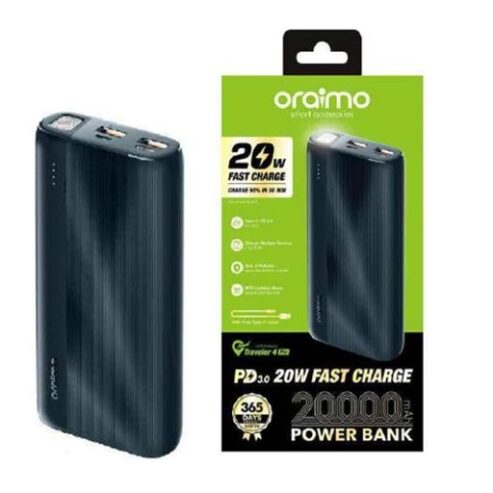 Oraimo Traveler 4 Pro 20W PD3.0 QC3.0 Quick Charge 20000mAh