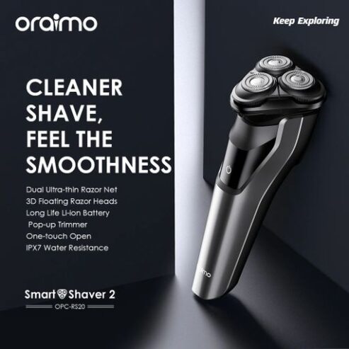 oraimo SmartShaver 2 Dual Ultra-thin Rotary Electric Shaver