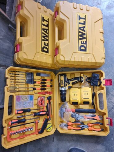 Complete drilling machine set