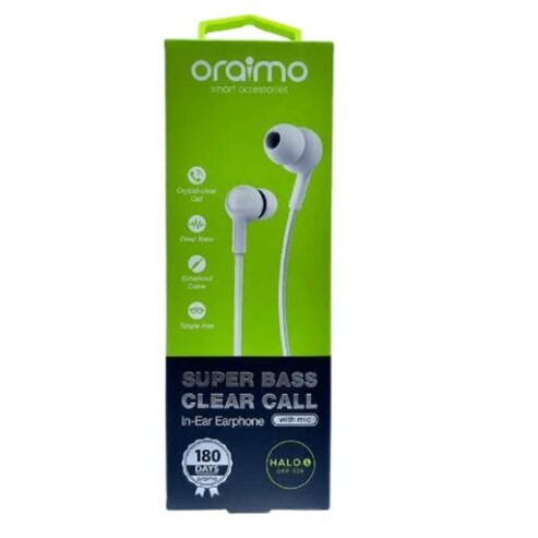 Oraimo Halo 4 Bass Stereo In Ear Earphone Oep-e2