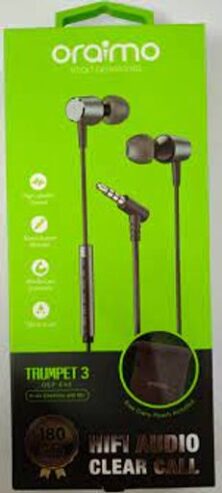 ORAIMO TRUMPET 3 OEP-E-40 In the Earphone With Mic Wired Hea