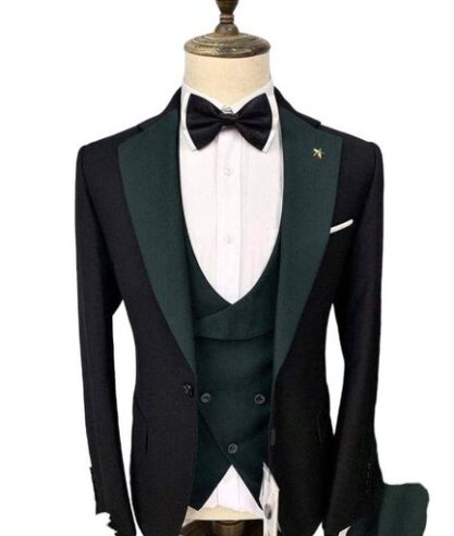 Men’s Suits 3 Pieces Tailored Collar Slim Fit