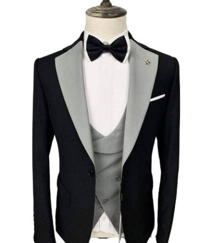 Men’s Suits 3 Pieces Tailored Collar Slim Fit