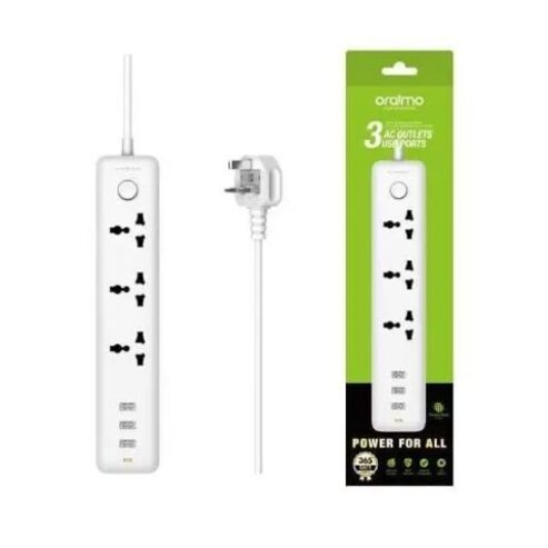 Oraimo 9 in 1 USB C Power Strip Surge Protector Power Strip