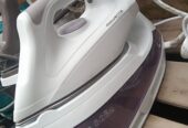 Electric industrial steam iron available