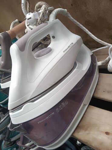 Electric industrial steam iron available