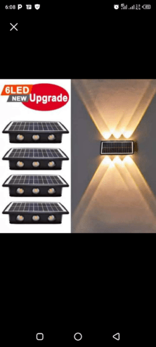 Led waterproof Solar wall light