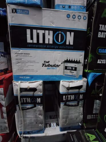 Lithion 220ah tubular battery