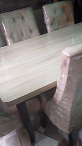 Dining table and chairs