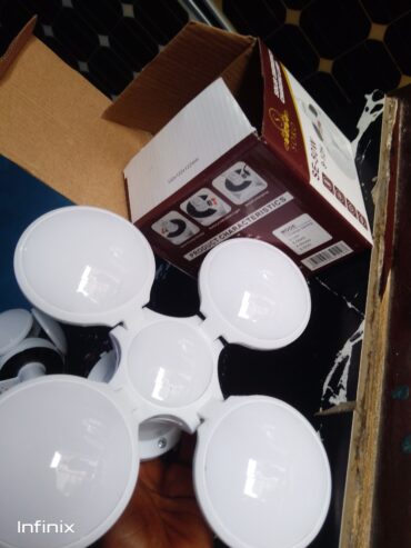 Solar rechargeable bulbs