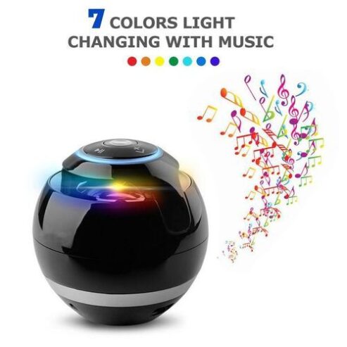 T&G A18 Ball Bluetooth Speaker With LED Light Portable Wirel